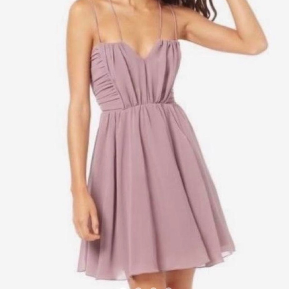 American Rag Cie Women's Mauve Shoulder Strap Smocked Size S